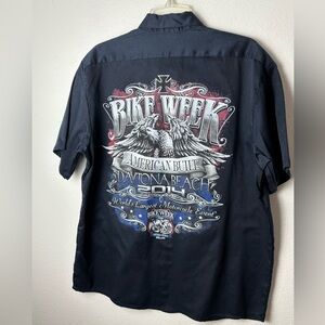 Daytona Bike Week button down shirt 2014